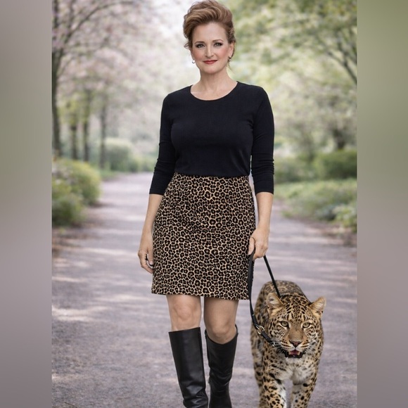 J. Crew Dresses & Skirts - Leopard Print Skirt J Crew